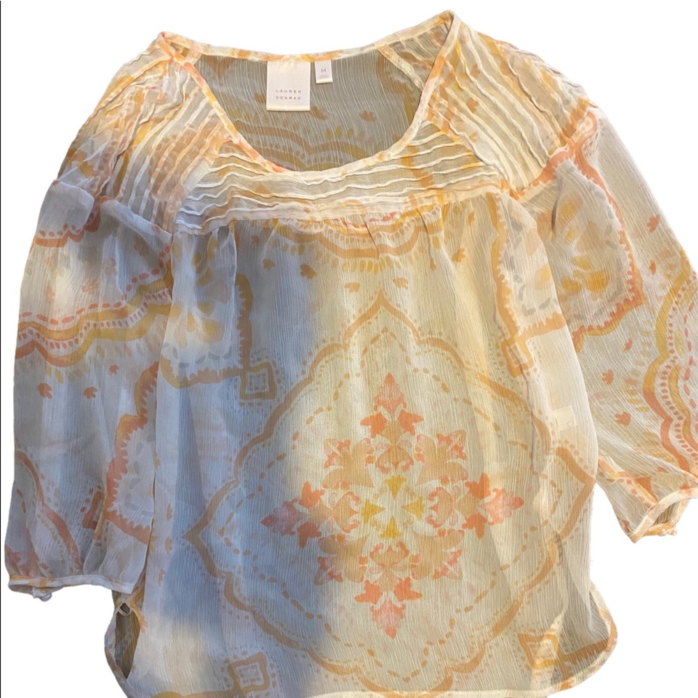 Lauren Conrad sheer blouse